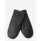 LINDEX Leather Mittens - BLACK - S/M