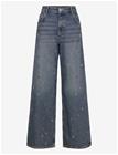 MANGO Straight-Leg Jeans With Eyelets - OPEN BLUE - 38