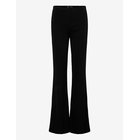 MANGO Low-Rise Flared Trousers - BLACK - 40