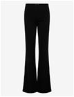 MANGO Low-Rise Flared Trousers - BLACK - 38