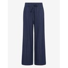 ICHI Ihkate Pinelle Wide Pa - DARK BLUE JACQUARD STRIPE - M