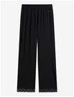 TOMMY HILFIGER Pants W. Lace (Ext.sizes) - BLACK - XS