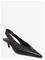 MANGO Kitten Heel Pointed Toe Shoe - DARK BROWN - 41 – kuva 3