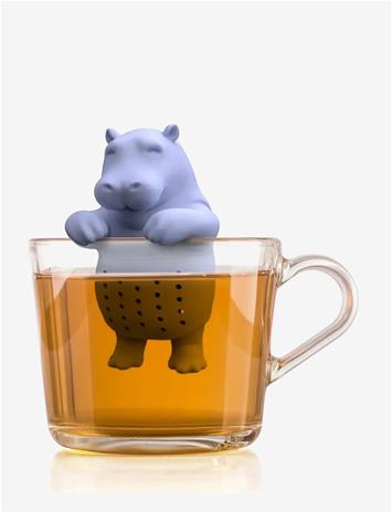 WINKEE Hippo Tea Infuser - GREY - H6 cm