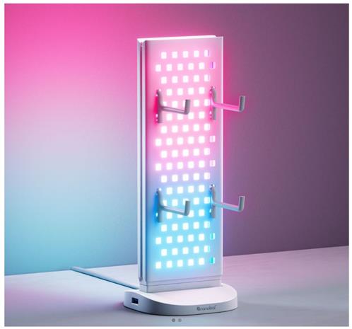 Nanoleaf Gaming Pegboard USB Desk Dock - White