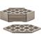 ZONE DENMARK Coasters Triangles 6 Pcs - BROWN - 10X10 – kuva 4