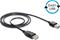 DeLOCK EASY-USB 2.0-A - USB 2.0-A, 2m USB-kaapeli USB A 0,48 Gbit/s Musta 83371 – kuva 2