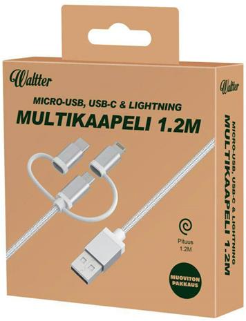 Waltter Eco Multikaapeli 1,2m