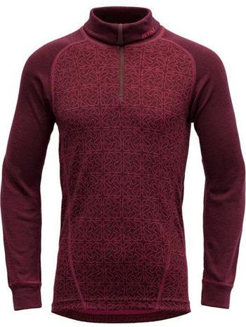 Devold Duo Active Junior Zipneck Poppy(Punainen) 10