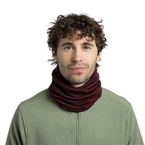 BUFF Hw Merino Wool Neckwarmer - GARNET - One Size