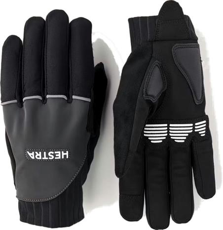 Hestra Bike Reflective Long Musta / Harmaa 11