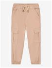 BOBOLI Stretch Twill Trousers - BEIGE - 128
