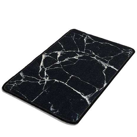 Kylpyhuonematto MARBLE 40x60 cm musta