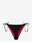 TOMMY HILFIGER V String Side Tie Bikini - DARK NIGHT NAVY - M