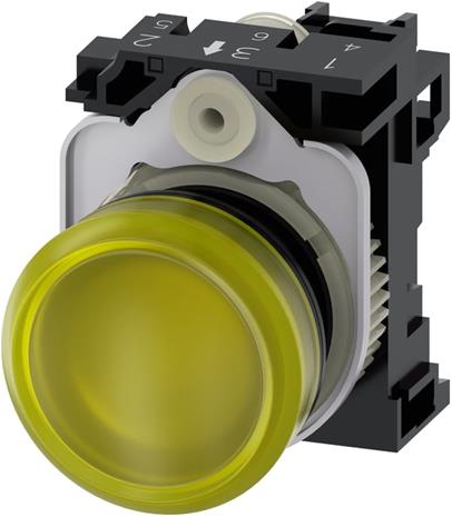 Siemens hälytysvalonäyttö 42 g 100 mm 3SU1102-6AA30-1AA0