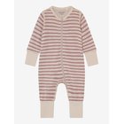 CELAVI Jumpsuit Ls - Yd Stripe - GRAPE SHAKE - 50