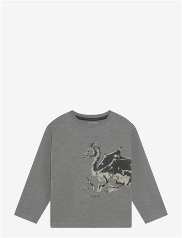 MINYMO T-Shirt Ls - PROFILE GRAY - 104