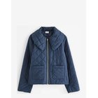 LINDEX Jacket Quilted W Collar - DARK BLUE - 152