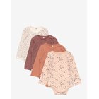 PIPPI Body Ls Ao-Printed (4-Pack) - BURLWOOD - 98