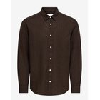 ONLY & SONS Onscaiden Life Ls Solid Linen Blend Noos - COFFEE BEAN - XL