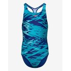 SPEEDO Hyperboom Print Medalist Swimsuit - NIGHT WATCH/HYPER TEAL - 6