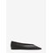 MANGO Flat Leather Pointed Toe Shoe - DARK BROWN - 39 – kuva 1