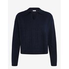 MANGO TEEN Braided Polo-Neck Sweater - NAVY - S