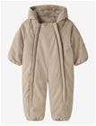 NAME IT Nbnsnow05 Suit Solid Fo - SILVER MINK - 74-80