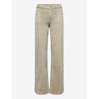 MANGO TEEN Wide-Leg Jeans With Decorative Stitching - BEIGE - KHAKI - 38