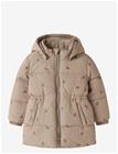 NAME IT Nmfmolly Puffer Jacket Long1 - SILVER MINK - 98