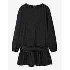 LMTD Nlfrosta Ls Short Dress - PIRATE BLACK - 146