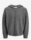 JACK & JONES Jcogravity Knit Zip Hoodie Jnr - DARK GREY MELANGE - 140