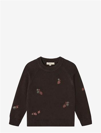 FLIINK Benna Pinecone Pullover - COFFEE BEAN - 4-5Y(110 cm) – kuva 1/1