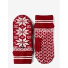 HESTRA Isvik Mitt - RED/OFFWHITE - 8