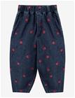 FLIINK Donna Embr. Denim Pant - DARK DENIM BLUE - 80