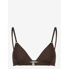 FILIPPA K Gathered Back Bikini Top - CACAO - XL