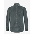 TOM TAILOR Soft Corduroy Shirt - DARKEST OLIVE - L