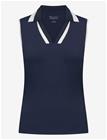 RÖHNISCH Essential Sleeveless Poloshirt - NAVY - M