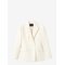 MANGO Fitted Double-Breasted Blazer - LIGHT BEIGE - L – kuva 1