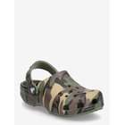 CROCS Classic Camouflage Clog K - ARMY GREEN/MULTI - 30/31