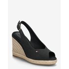TOMMY HILFIGER Flag High Wedge Espad Slingback - BLACK - 42