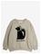 MINI RODINI Skunk Chenille Sweatshirt - GREY - 116/122 – kuva 1