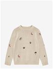 FLIINK Nova Icon Pullover - SANDSHELL - 1-1.5Y(85 cm)