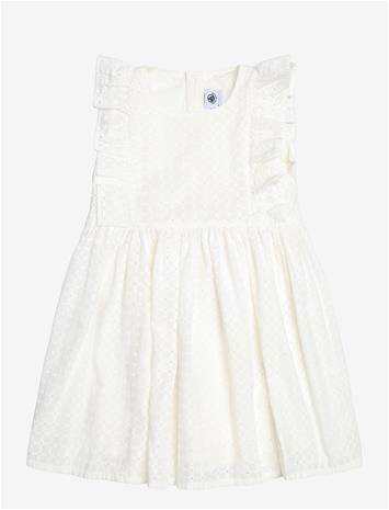 PETIT BATEAU Robes Sm - MARSHMALLOW - 3 A – kuva 1/1