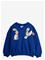 MINI RODINI Rabbits Sp Sweatshirt - BLUE - 140/146 – kuva 1