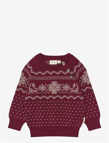 PETIT PIAO Ppginger Knit Pullover - SYRAH - 98 – kuva 1/1