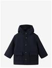 MANGO Wool Blend Overcoat - NAVY - 12-18M