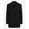 MANGO Double-Breasted Belted Suit Blazer - BLACK - M – kuva 1