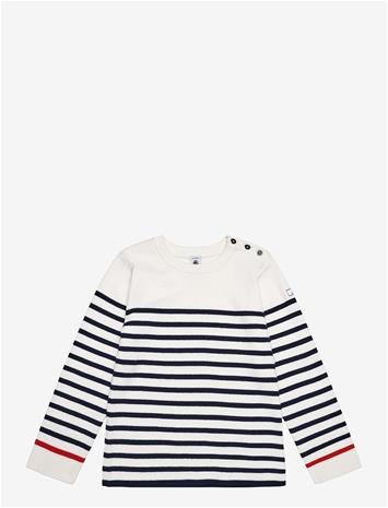 PETIT BATEAU Pull Rdc V Bateau - MARSHMALLOW/SOIR - 110 – kuva 1/1