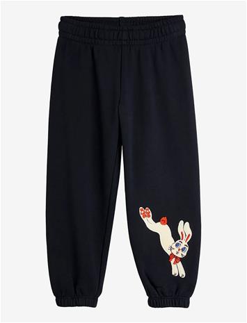 MINI RODINI Rabbit Application Sweatpants - BLACK - 68/74 – kuva 1/1